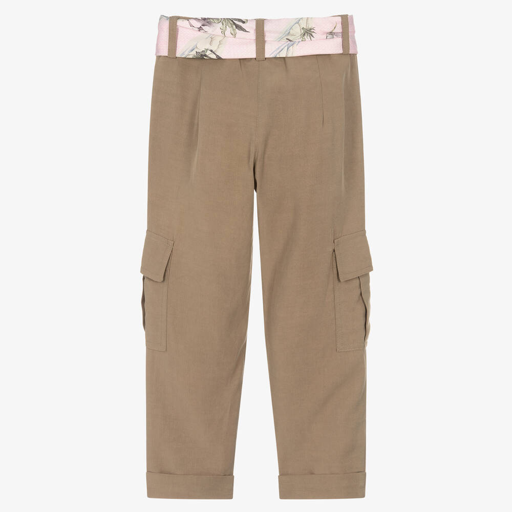 Lapin House-Бежевые брюки с карманами | Childrensalon Outlet