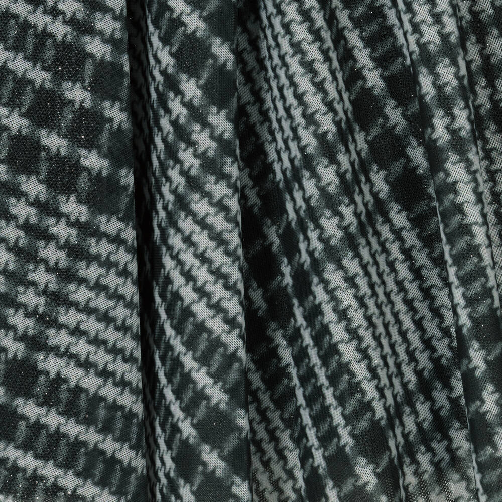 Lapin House-Girls Black Houndstooth Dress | Childrensalon Outlet