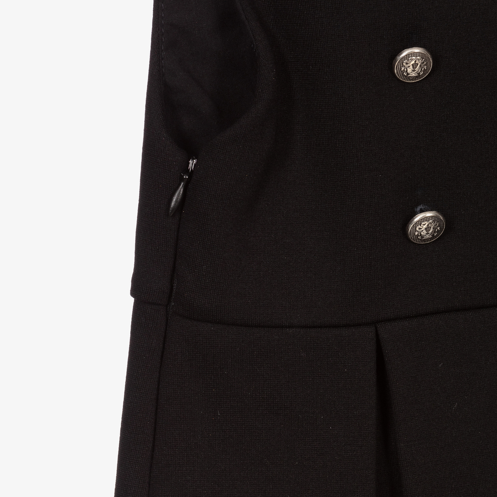 Lapin House-Girls Black Pinafore Dress | Childrensalon Outlet