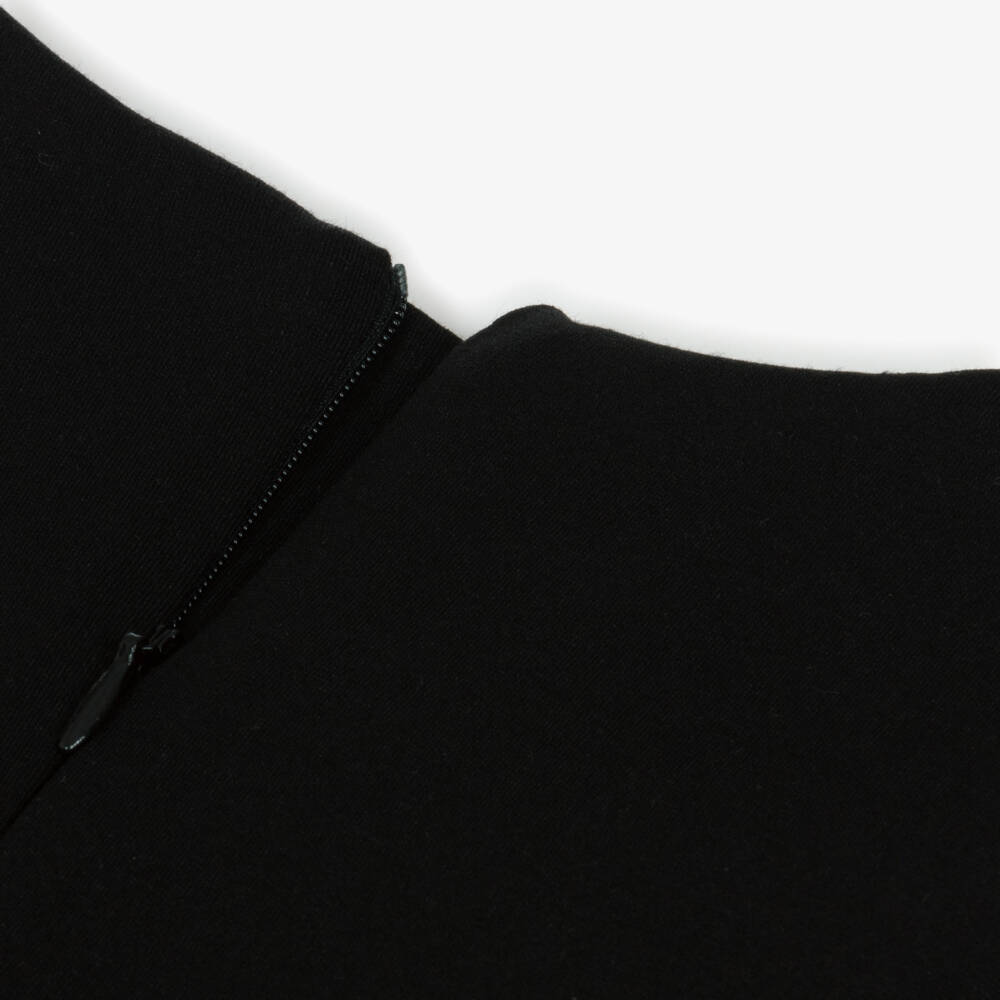 Lapin House-Girls Black Sleeveless Dress with Pleated Hem | Childrensalon Outlet