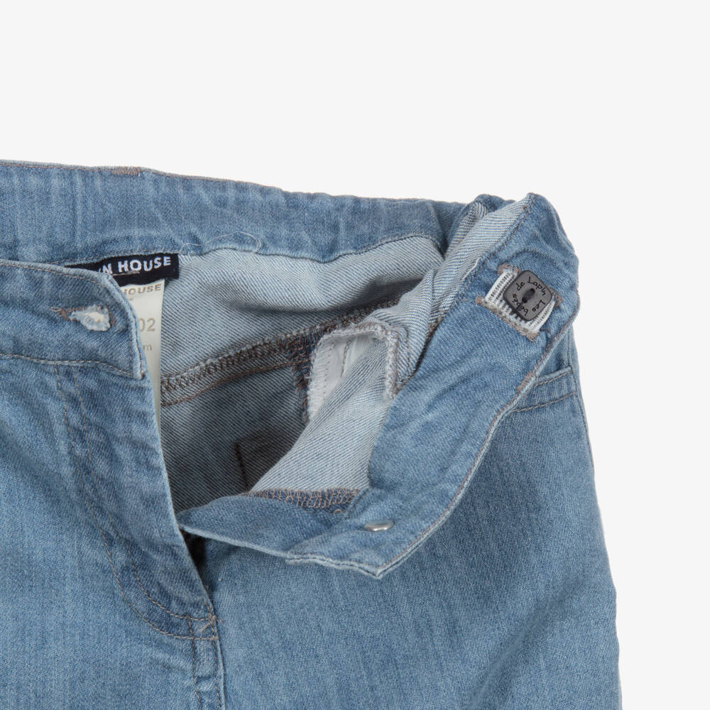 Lapin House-بنطلون جينز دنيم تينز بناتي لون أزرق | Childrensalon Outlet