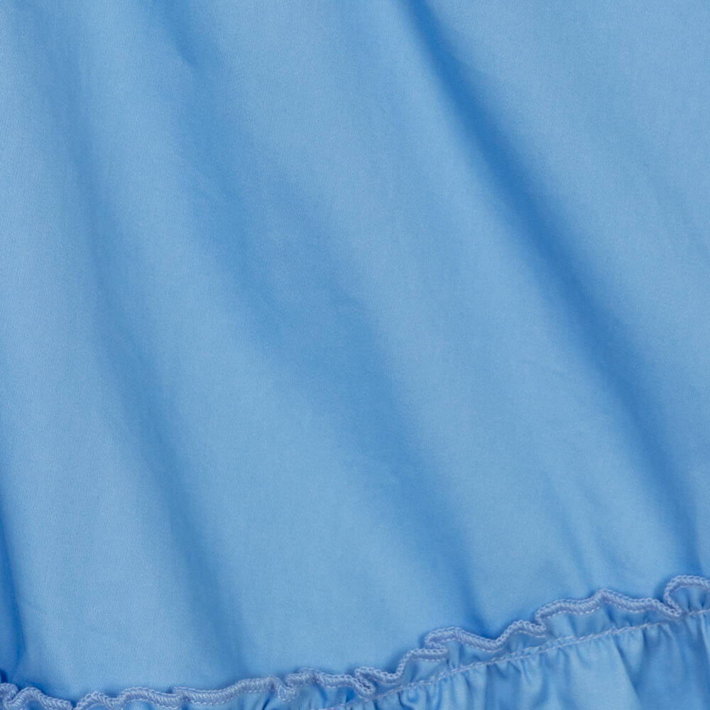 Lapin House-Girls Blue Cotton Dress | Childrensalon Outlet