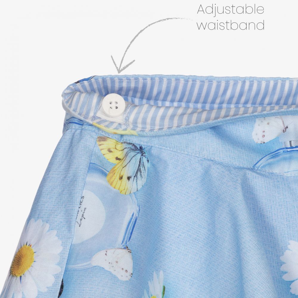 Lapin House-Голубой топ и шорты из хлопка для девочек | Childrensalon Outlet