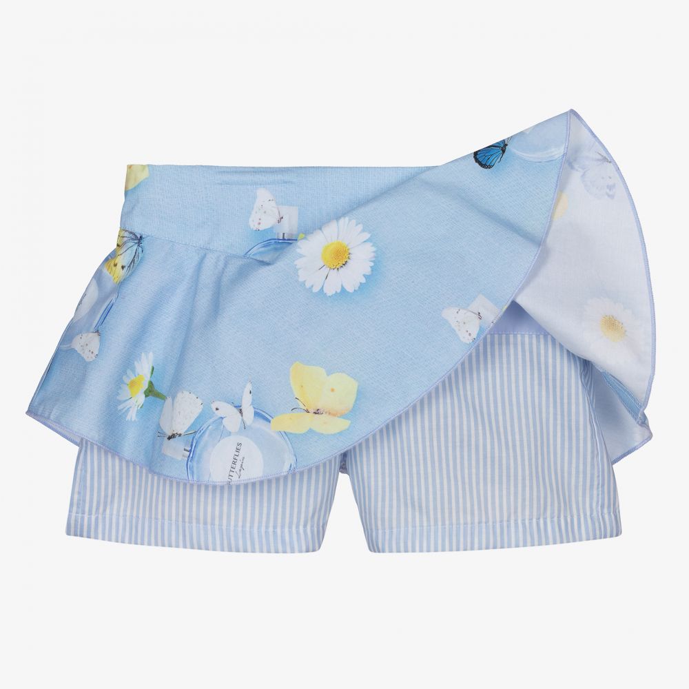 Lapin House-Голубой топ и шорты из хлопка для девочек | Childrensalon Outlet