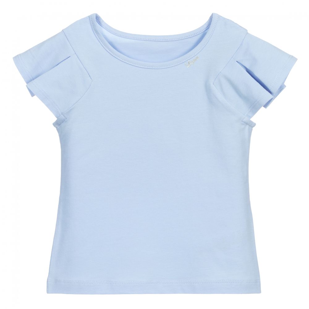 Lapin House-Голубая футболка из хлопка для девочек | Childrensalon Outlet