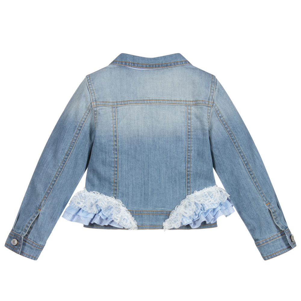 Lapin House-Girls Blue Denim Jacket | Childrensalon Outlet