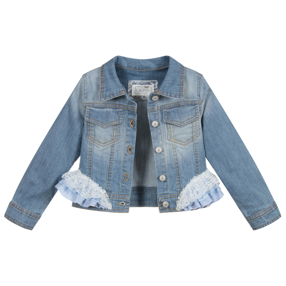Lapin House-Girls Blue Denim Jacket | Childrensalon Outlet