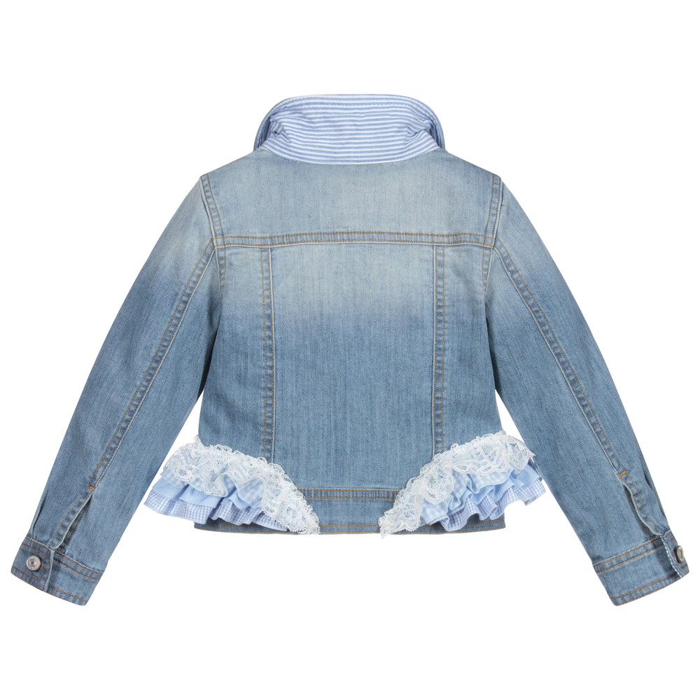 Lapin House-Girls Blue Denim Jacket | Childrensalon Outlet