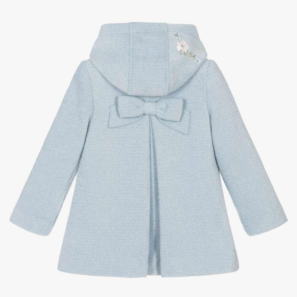 Lapin House-معطف هودي بناتي لون أزرق للبنات | Childrensalon Outlet