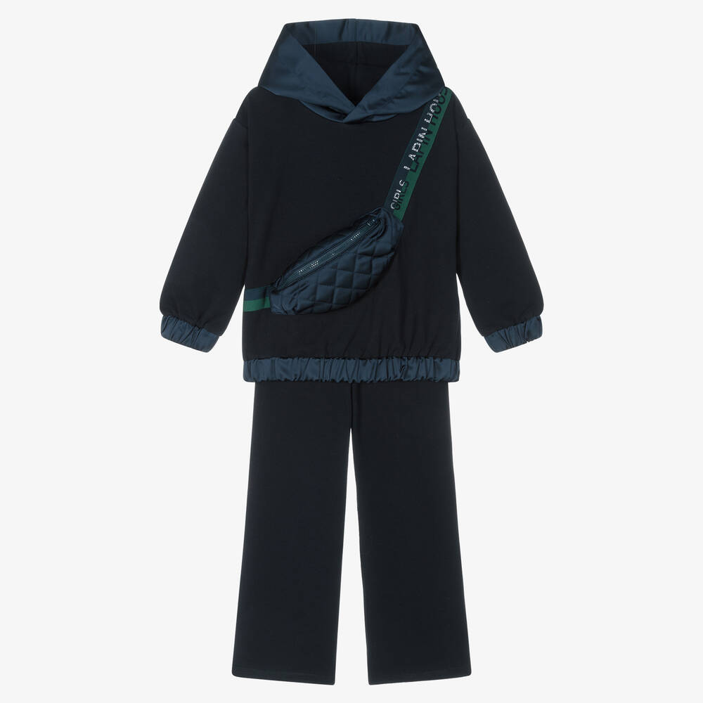 Lapin House - Blauer Jersey-Trainingsanzug (M) | Childrensalon