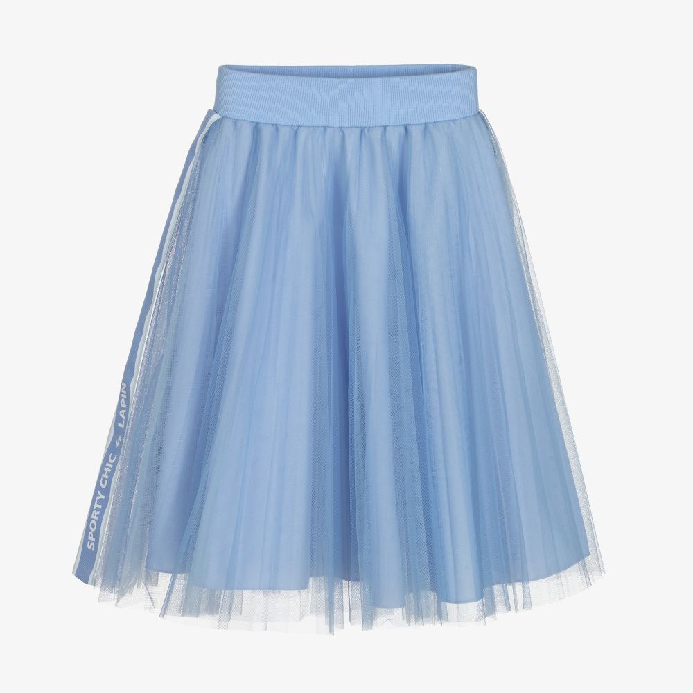 Lapin House - Голубая юбка миди из тюля для девочек | Childrensalon