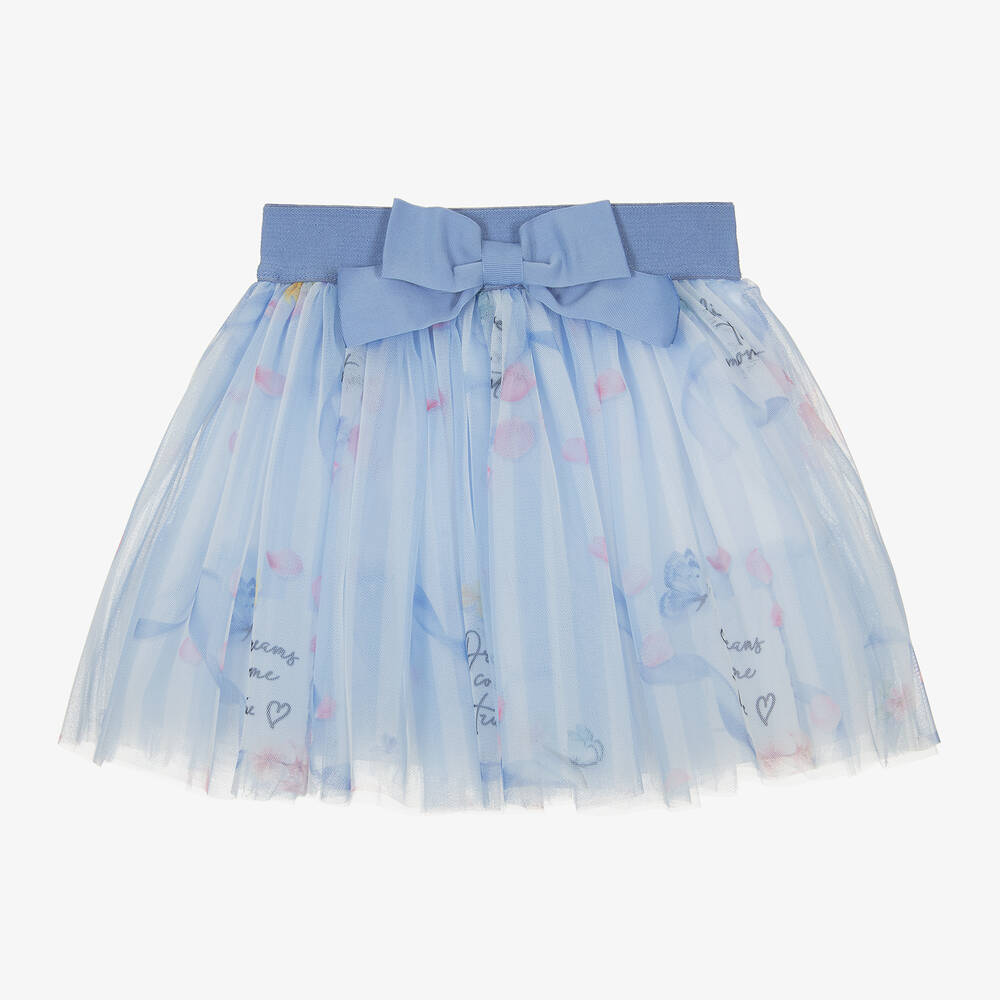 Lapin House-تنورة تول لون أزرق | Childrensalon Outlet