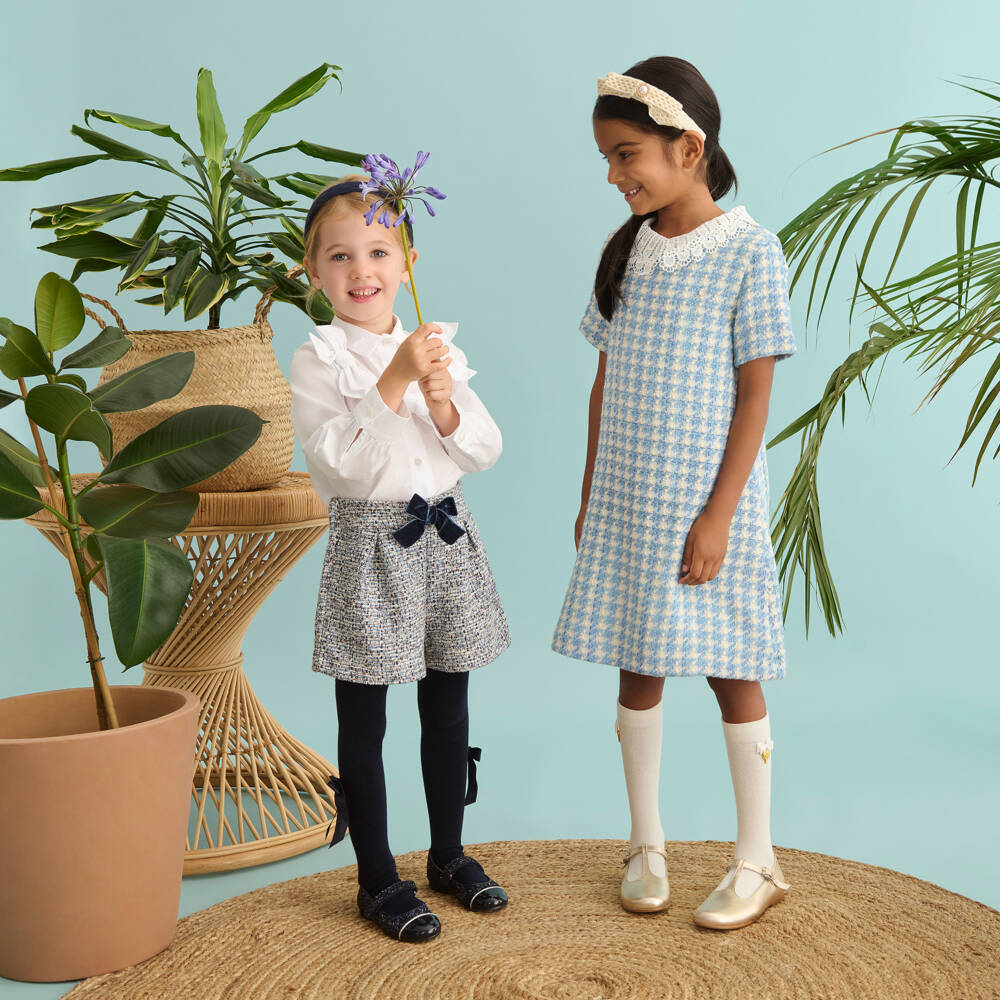 Lapin House-Girls Cream Shoulder Bow Top | Childrensalon Outlet