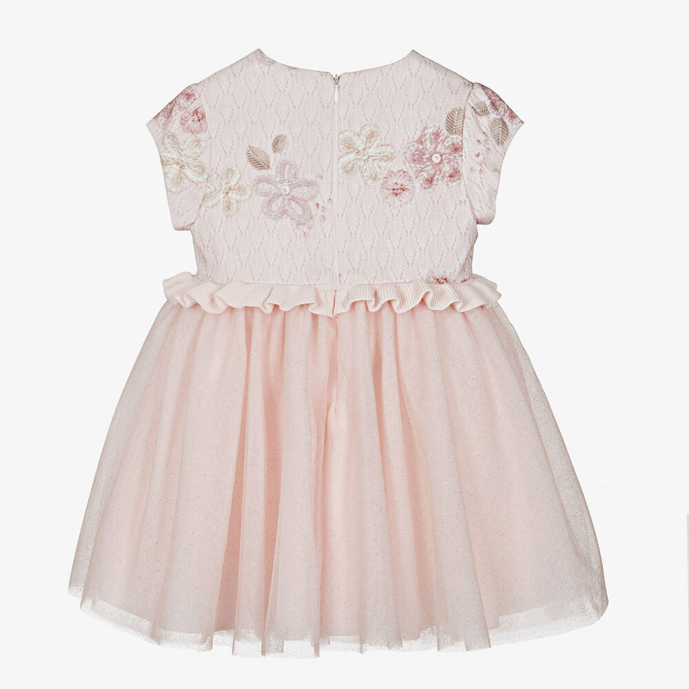 Lapin House-Girls Glittery Tulle Dress | Childrensalon Outlet