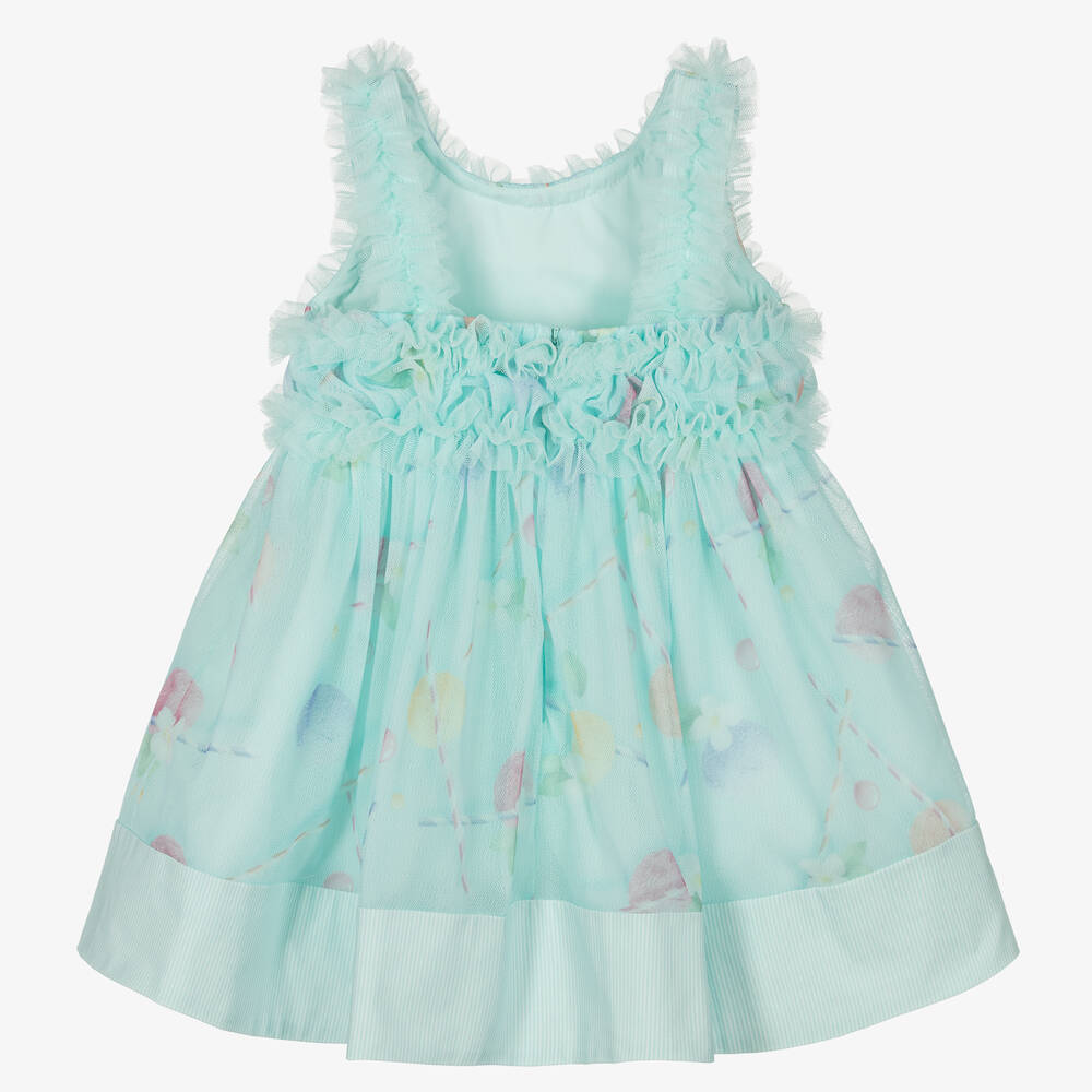 Lapin House-فستان تول لون أخضر | Childrensalon Outlet