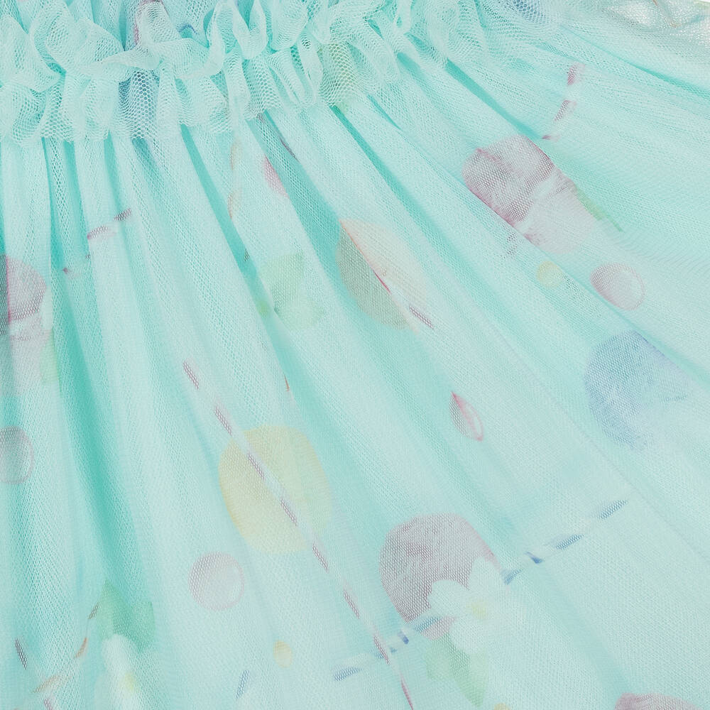 Lapin House-فستان تول لون أخضر | Childrensalon Outlet