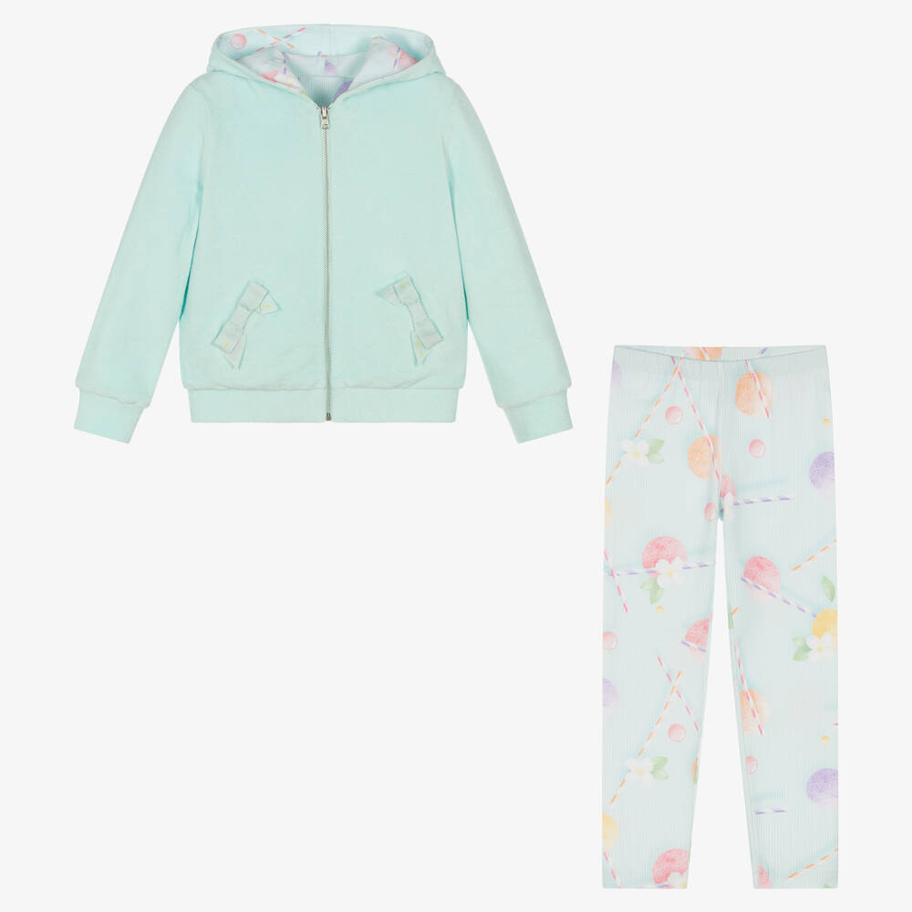 Lapin House-Топ на молнии и легинсы в полосу | Childrensalon Outlet