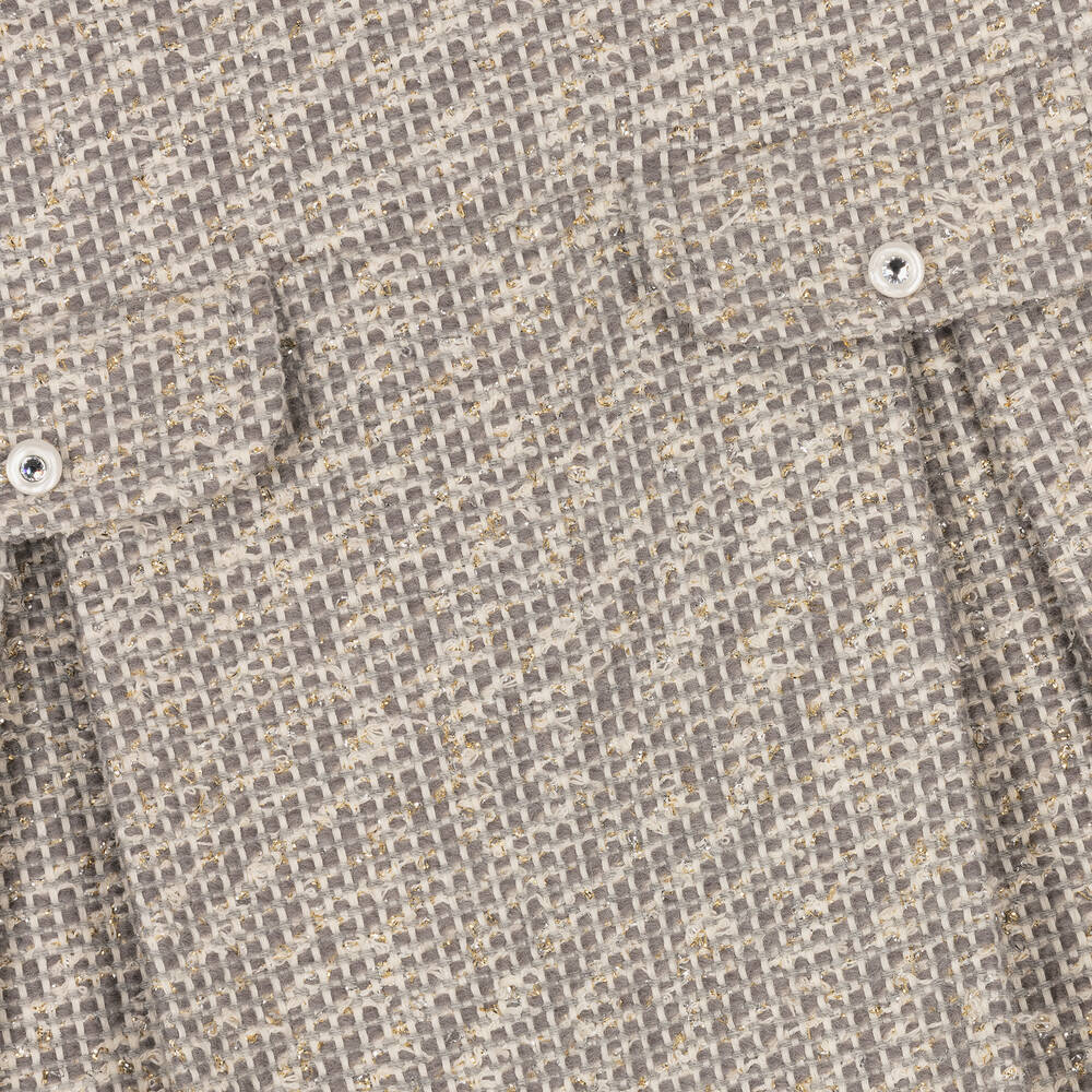 Lapin House-Серое блестящее платье для девочек | Childrensalon Outlet