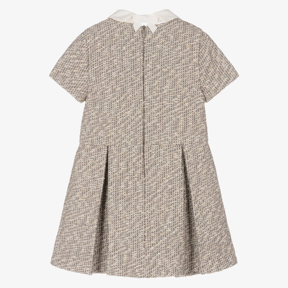 Lapin House-Серое блестящее платье для девочек | Childrensalon Outlet