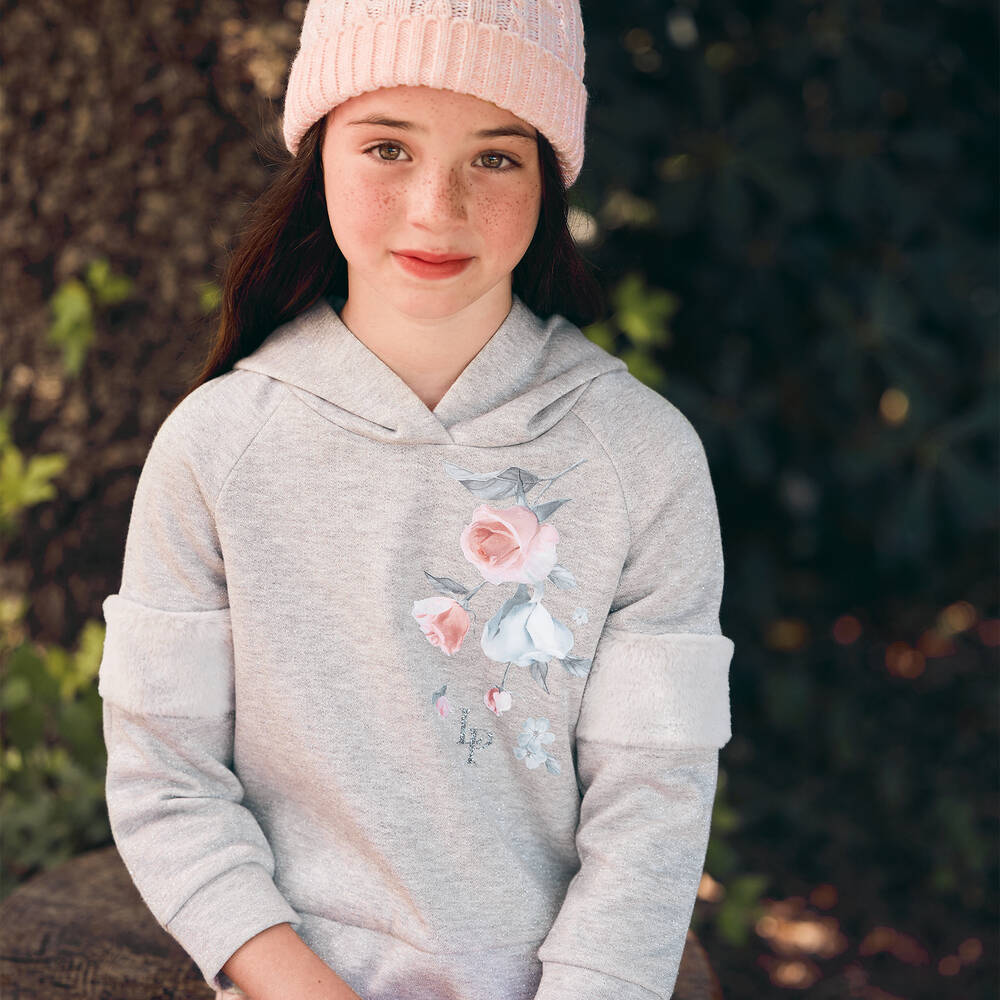 Lapin House-Girls Grey & Pink Leggings Set | Childrensalon Outlet