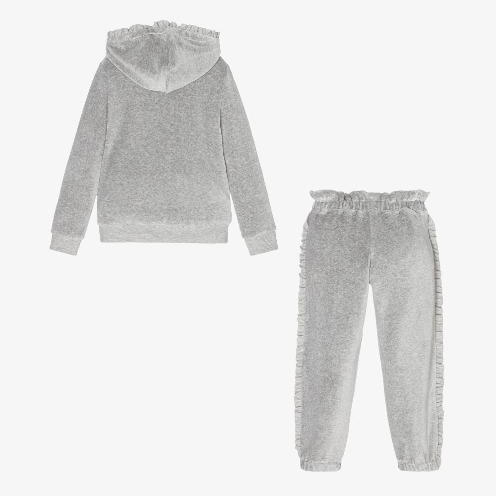 Girls grey tracksuit shop