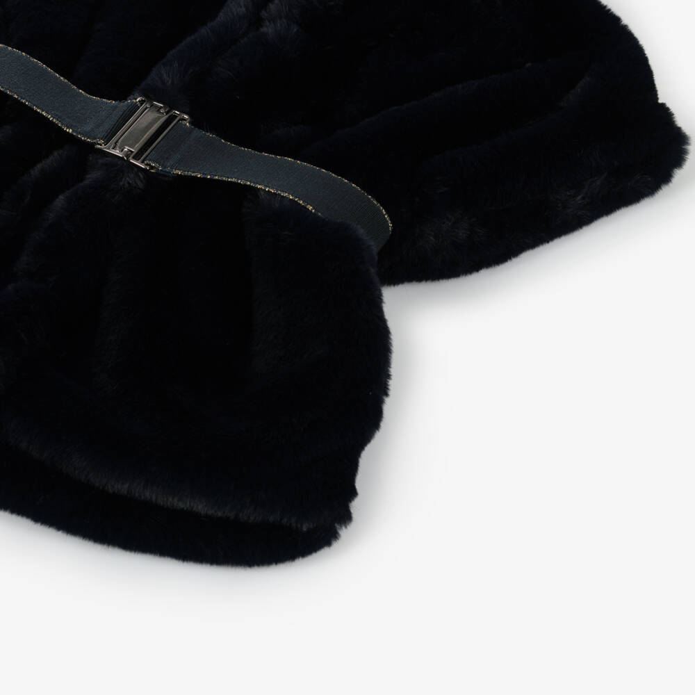 Lapin House-Girls Hooded Faux Fur Vest | Childrensalon Outlet