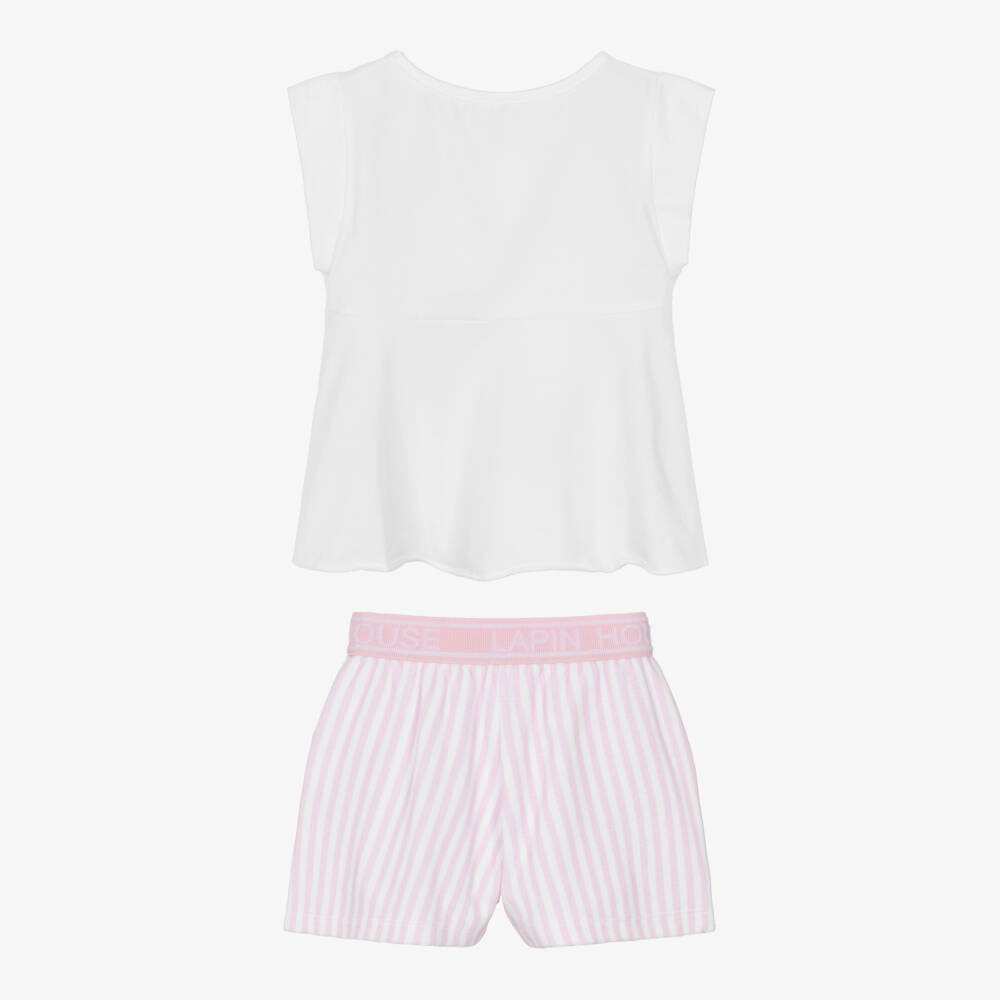Lapin House-Girls Ice Cream Print Short Ensemble | Childrensalon Outlet