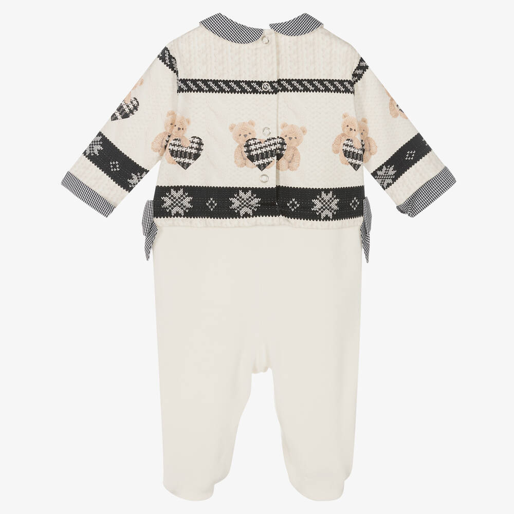 لابين هاوس-بيبي غرو قطن جيرسي لون عاجي للمولودات | Childrensalon Outlet