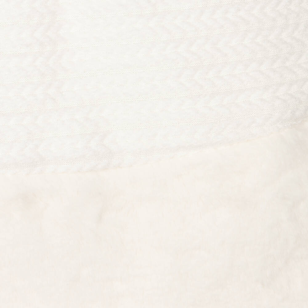 Lapin House-Girls Ivory Faux Fur Skirt | Childrensalon Outlet