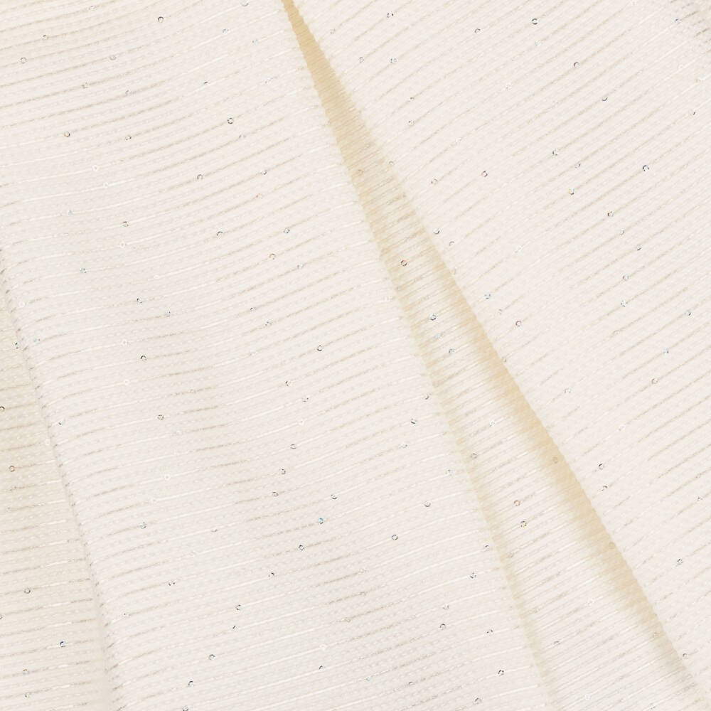 Lapin House-Girls Ivory Sequined Bow Dress | Childrensalon Outlet