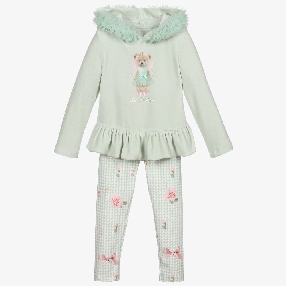 Lapin House - Mintgrünes Leggings-Set (M) | Childrensalon