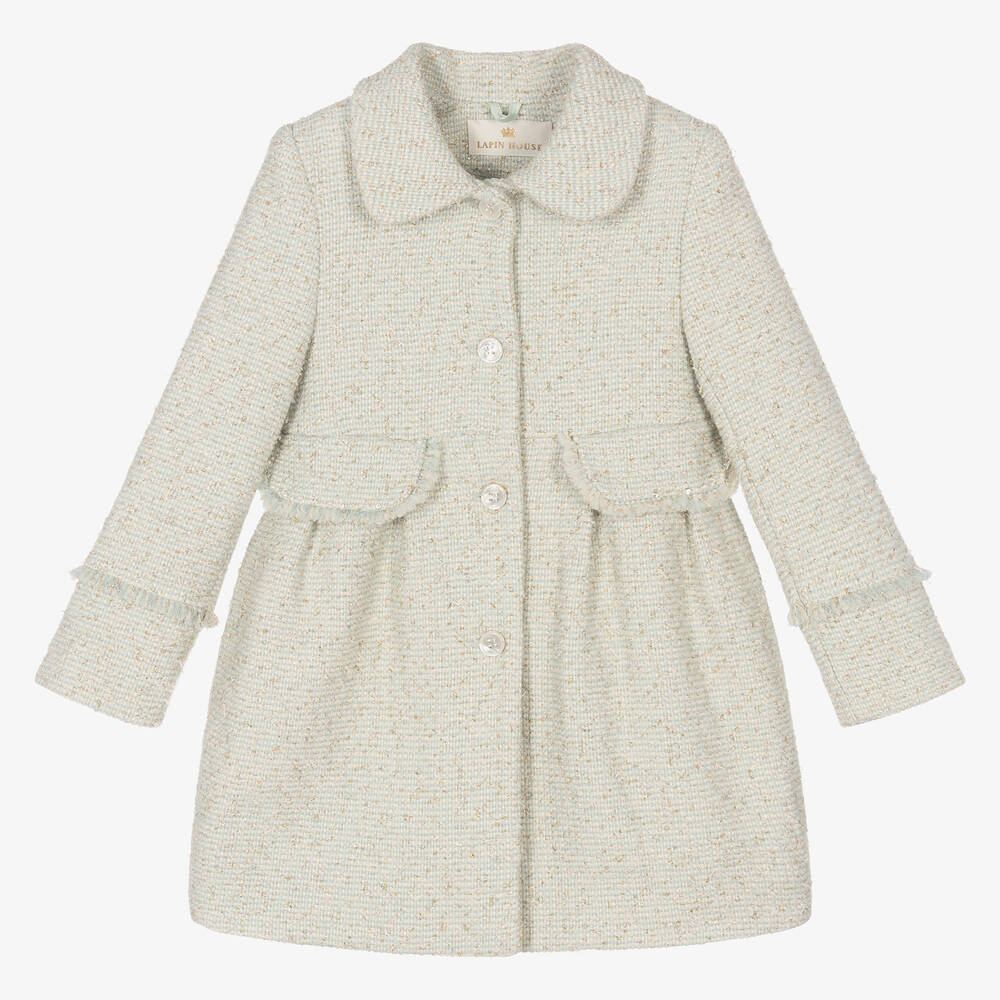 Lapin House - Зеленое пальто из твила для девочек | Childrensalon