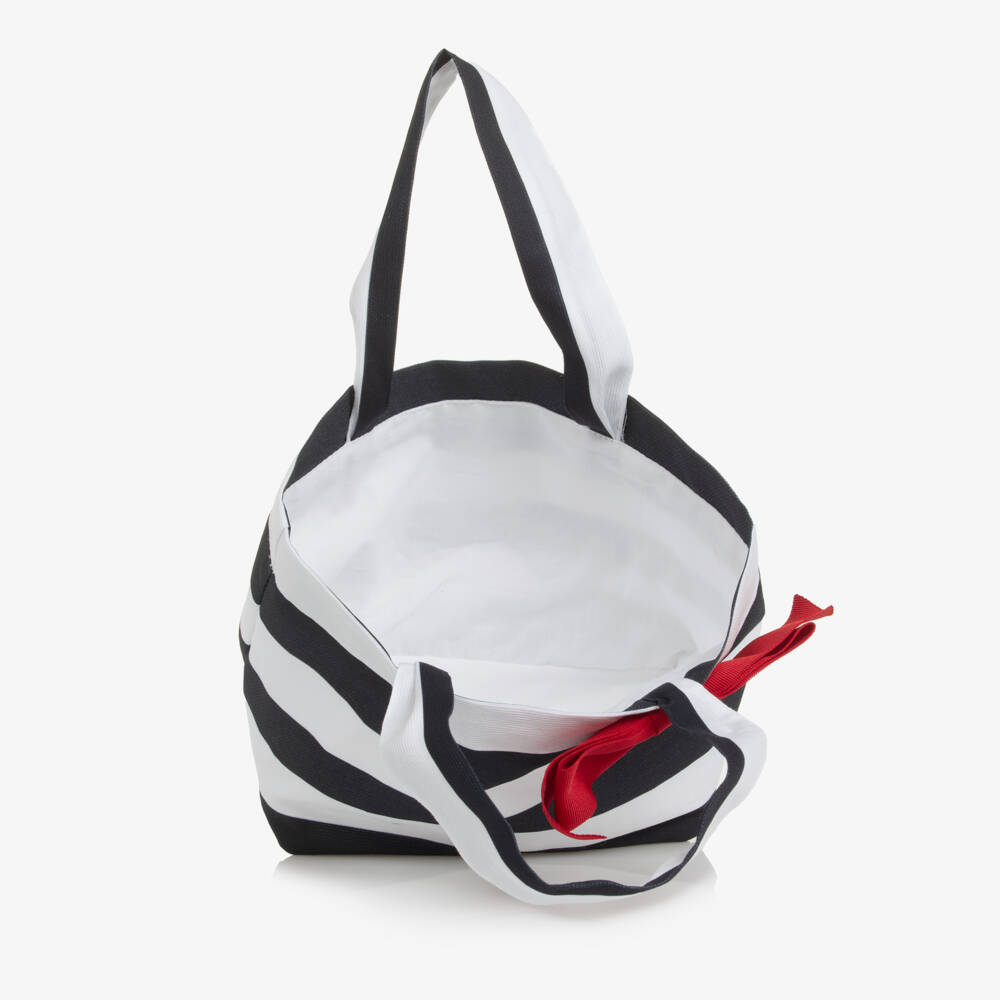 Lapin House-Girls Nautical Blue & White Tote | Childrensalon Outlet