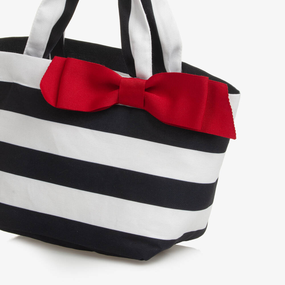 Lapin House-Girls Nautical Blue & White Tote | Childrensalon Outlet
