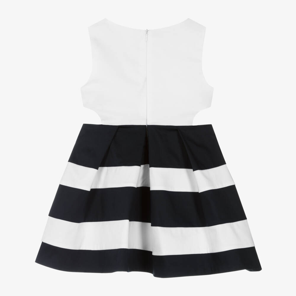 Lapin House-Платье из хлопка в морскую полоску для девочек | Childrensalon Outlet