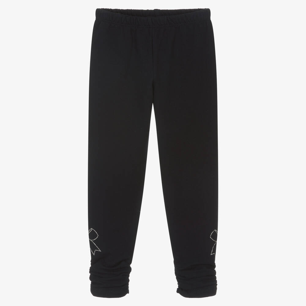 Lapin House - Legging marine en coton Fille | Childrensalon