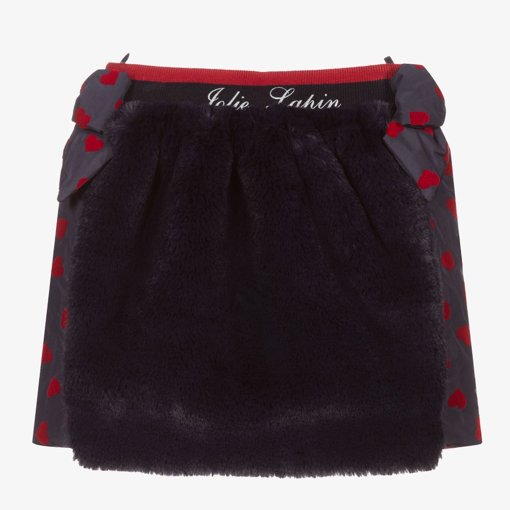 Lapin House-Girls Navy Blue Padded Skirt | Childrensalon Outlet