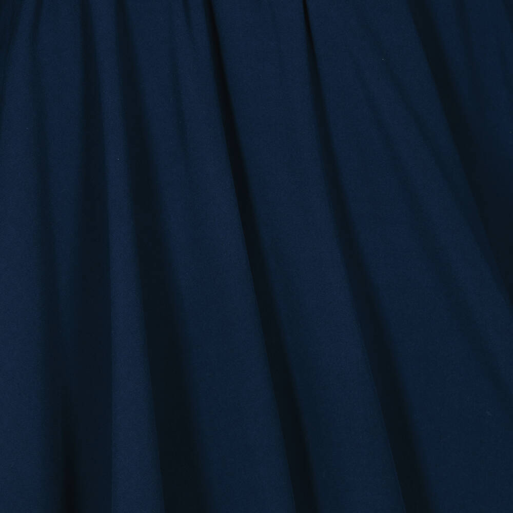 Lapin House-Girls Navy Blue Ruffle Shirt Dress | Childrensalon Outlet