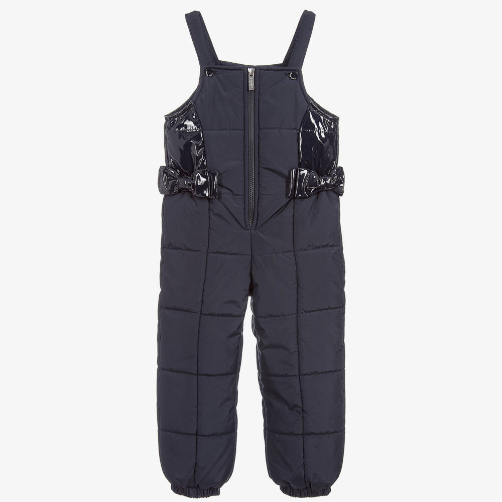 Lapin House-Girls Navy Blue Salopettes | Childrensalon Outlet