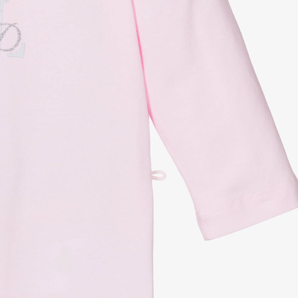 Lapin House-طقم أفرول بيبي غرو وتنورة قطن جيرسي وتول لون زهري | Childrensalon Outlet