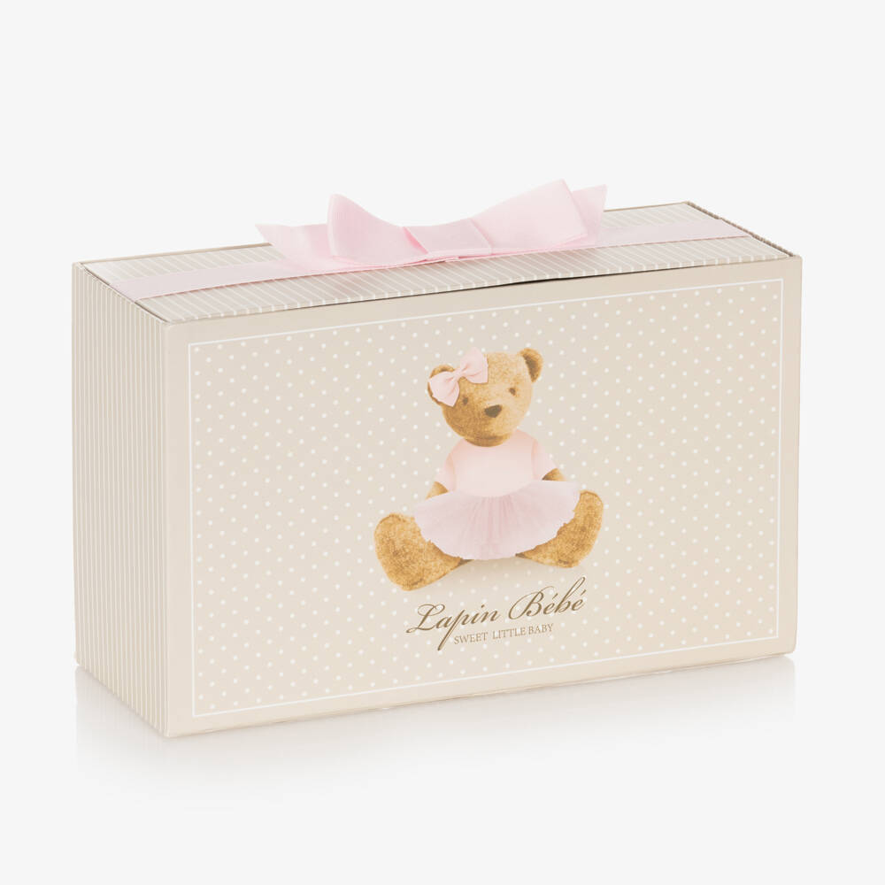 Lapin House-Girls Pink Collared Babysuit | Childrensalon Outlet