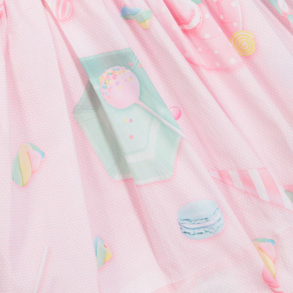 Lapin House-Girls Pink Cotton Dress  | Childrensalon Outlet