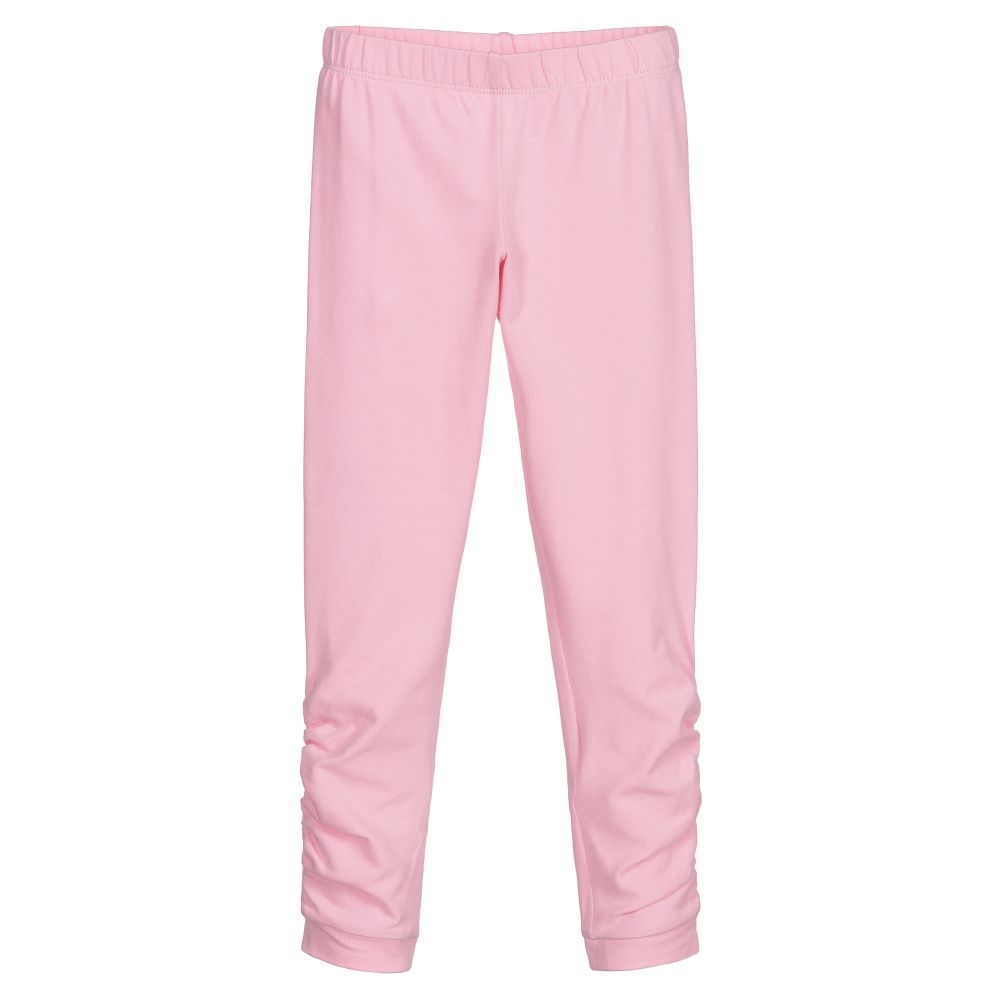 Lapin House - Girls Pink Cotton Leggings | Childrensalon