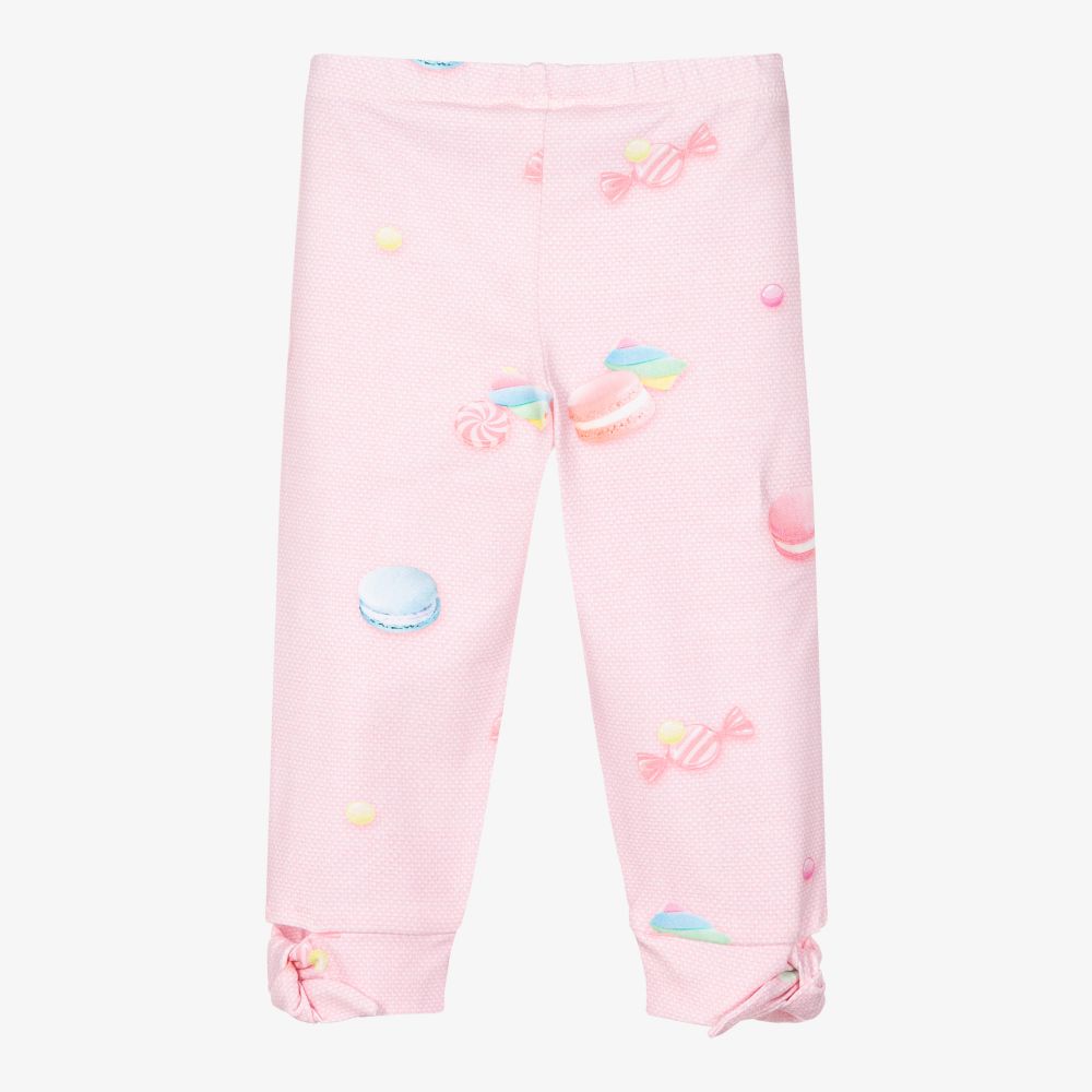Lapin House-Girls Pink Cotton Leggings | Childrensalon Outlet