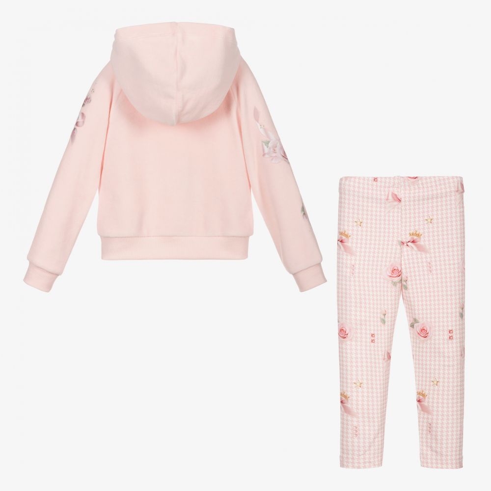 Lapin House-Girls Pink Cotton Leggings Set | Childrensalon Outlet
