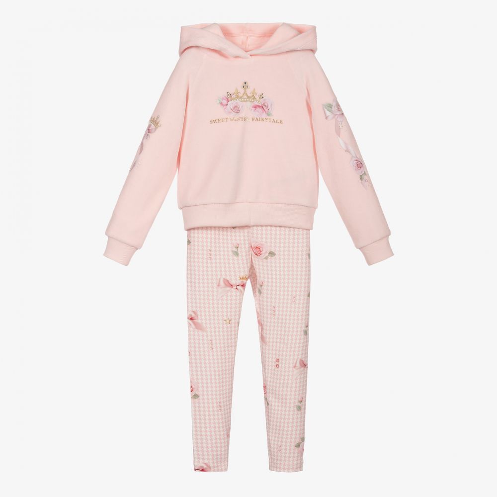 Lapin House - Ensemble legging rose en coton Fille | Childrensalon