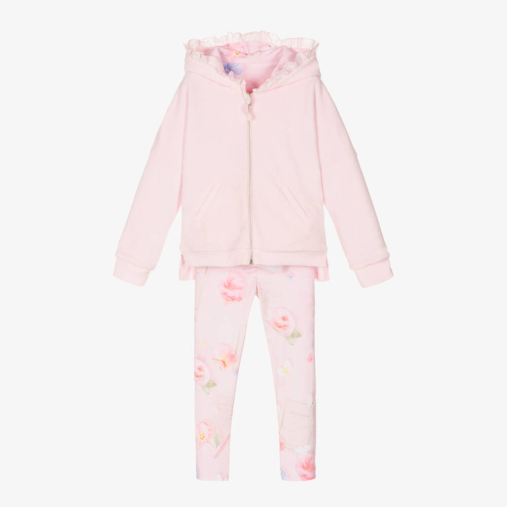 Lapin House - Ensemble legging rose réversible | Childrensalon