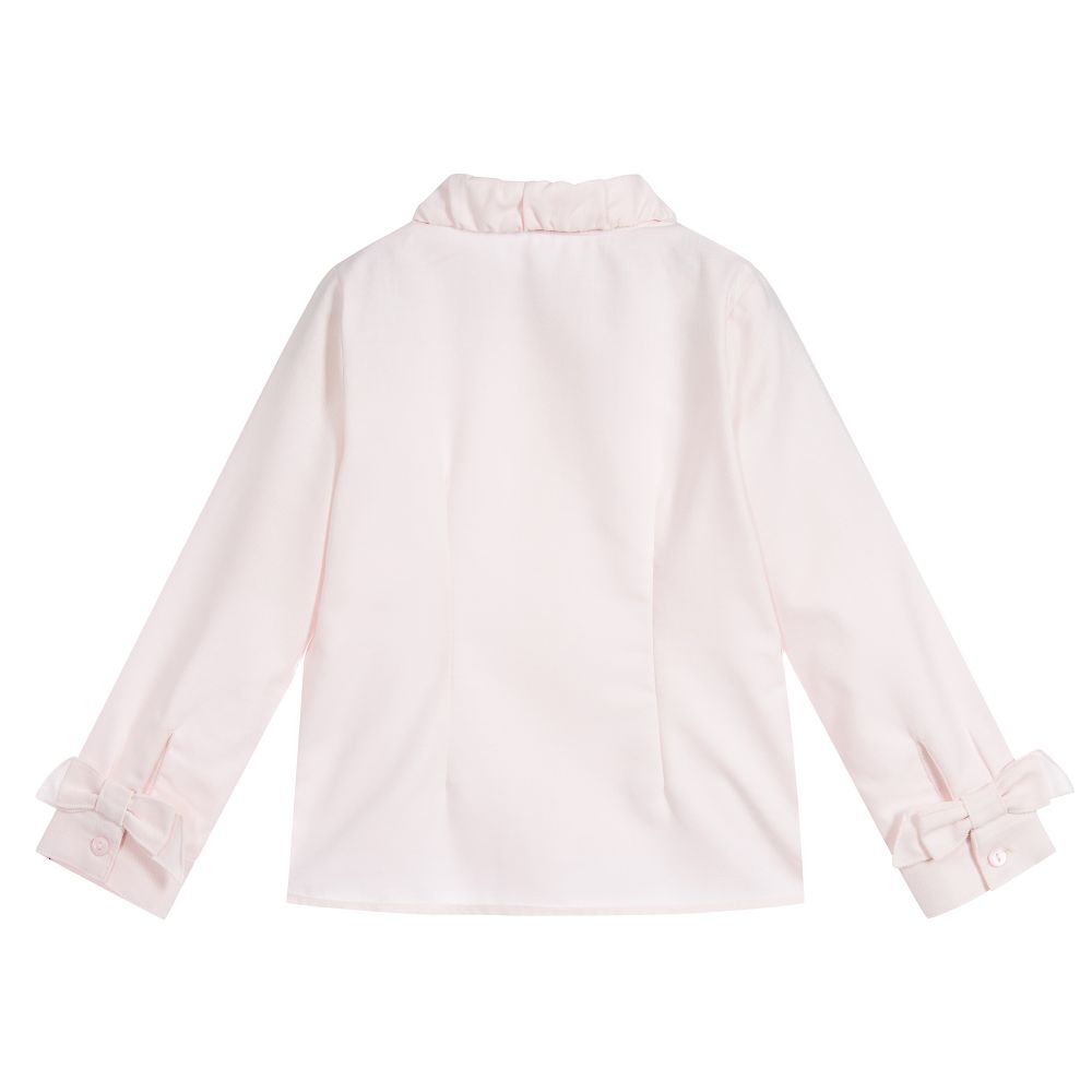 Lapin House-Розовая хлопковая рубашка для девочек | Childrensalon Outlet