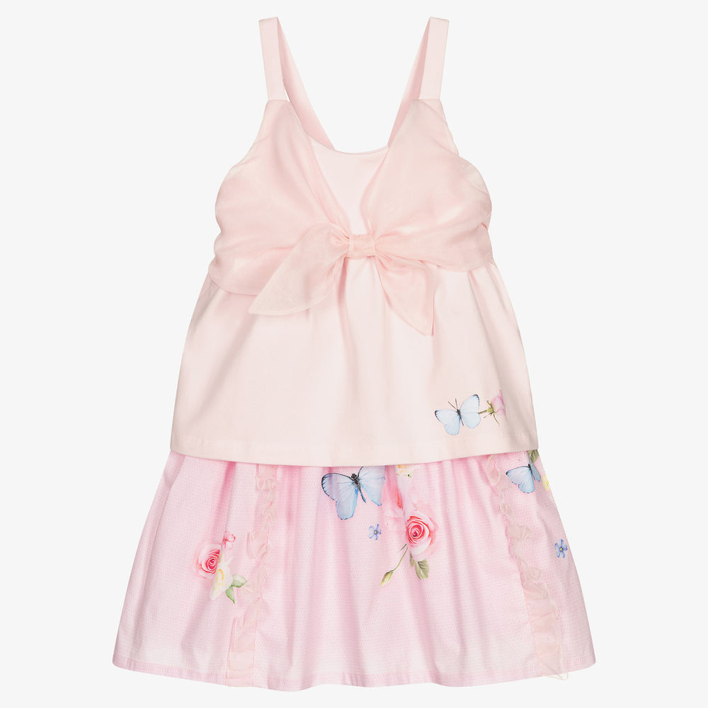 Lapin House - Ens. jupe rose en coton Fille | Childrensalon