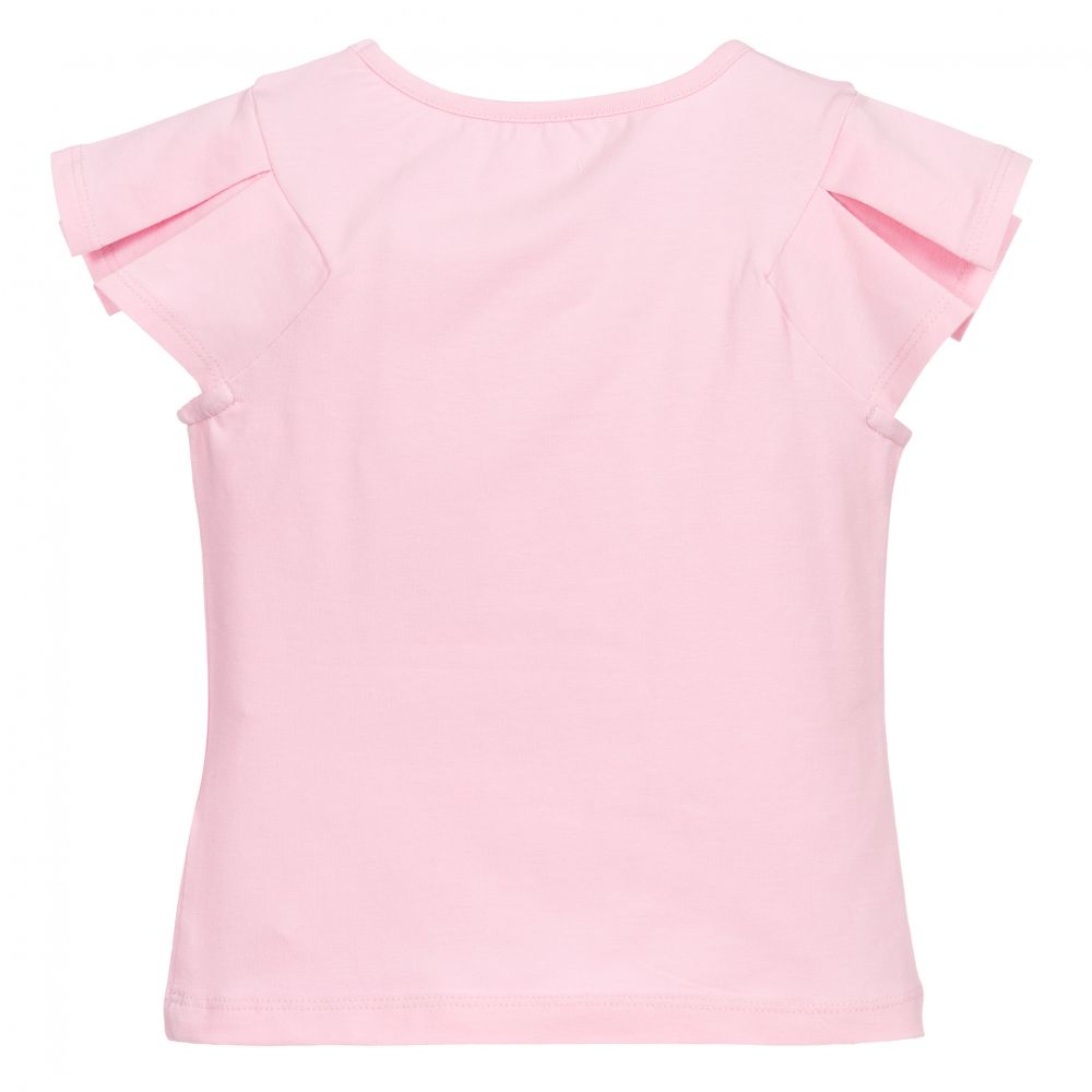 Lapin House graphic-print top - Pink